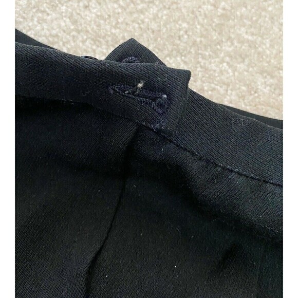 Retro Vintage Womens Black Ski Jacket & Stirrup Pants Sz 10 70s 80s Y2K Snowsuit - Picture 8 of 9